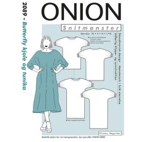 Butterfly kjole og tunika Str. XS-XL