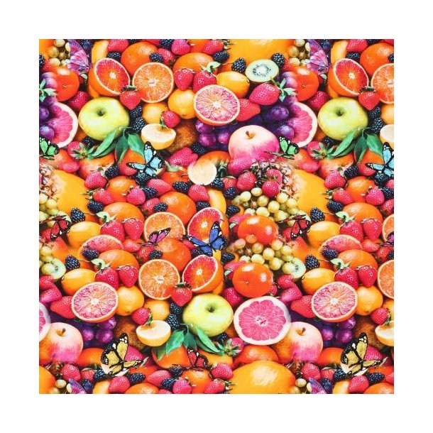 Canvas Fruit Bowl, Multicolour