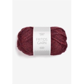 Fritidsgarn, M�rk r�dmeleret