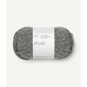 Atlas, M�rk gr�melert