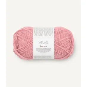 Atlas petiteknit, Rosewater melange