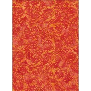 Batik Orange wreath