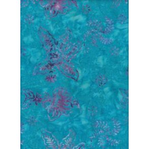 Batik Turquoise seaflower
