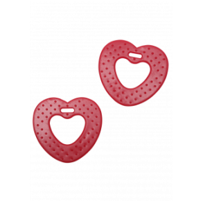 Bide Hjerte 68mm R�d