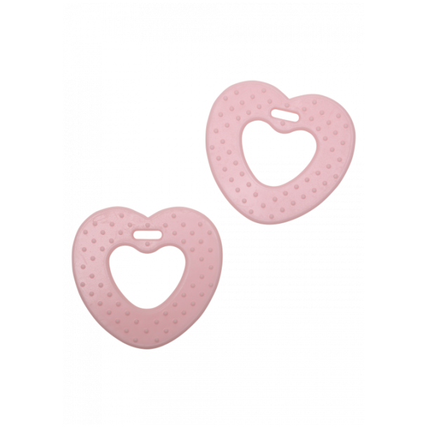 Bidehjerte 68mm Lys Pink