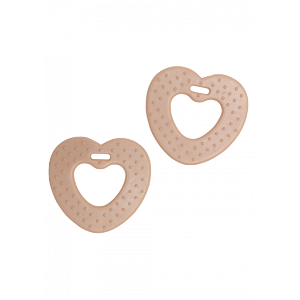 Bide hjerte 68mm Brun