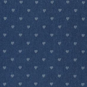 Denim Fancy Jacquard Mix, Hjerter