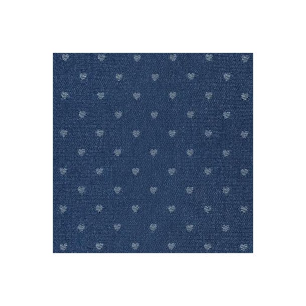 Denim Fancy Jacquard Mix, Hjerter