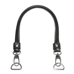 Taske hank sort m/S�lv lobster l�s + D-ring