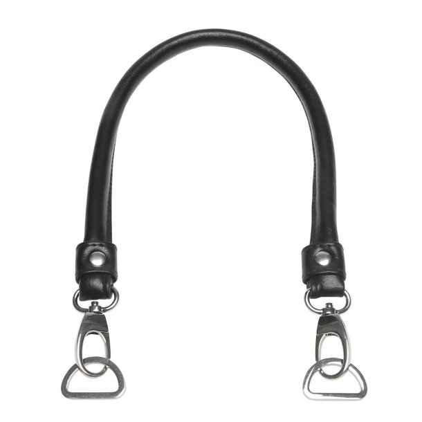 Taske hank sort m/S�lv lobster l�s + D-ring