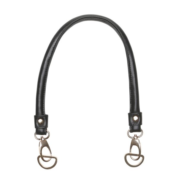 Taskehank Sort m/guld lobster og D-ring