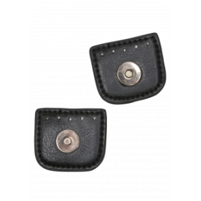 Magnet trykl�s m/flap Sort