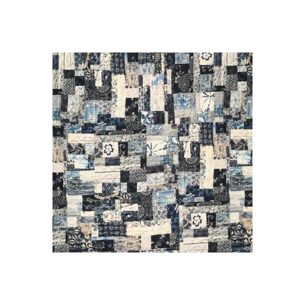 Denim Mix print cotton Twill