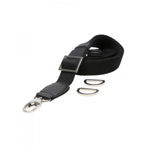 Taske skulderrem Sort/s�lv