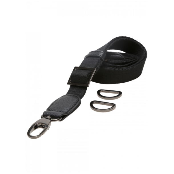 Taske skulderrem Sort/m�rkegr�