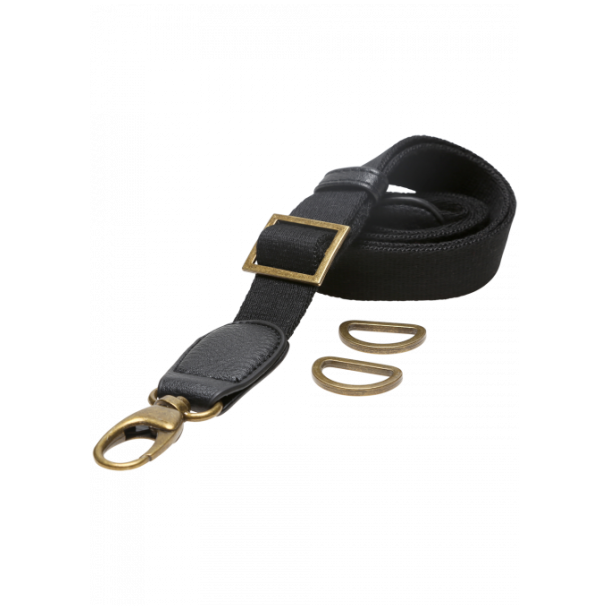 Taske skulderrem Sort/Bronze