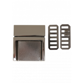 Taske metal L�s s�lv