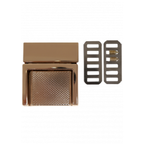 Taske metal l�s Guld