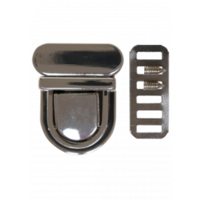 Taske metal l�s S�lv