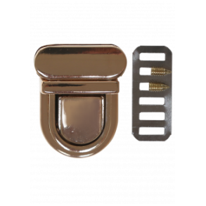 Taske metal l�s Guld