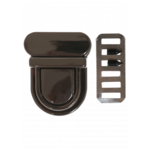 Taske metal l�s M�rkegr�