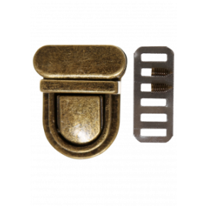 Taske metal l�s Bronze