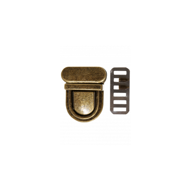 Taske metal l�s Bronze