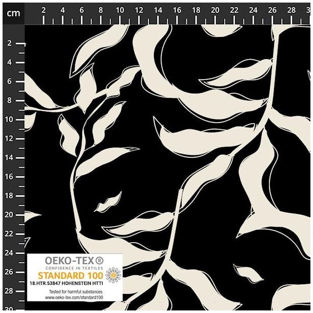 Viscose light and lush, Black