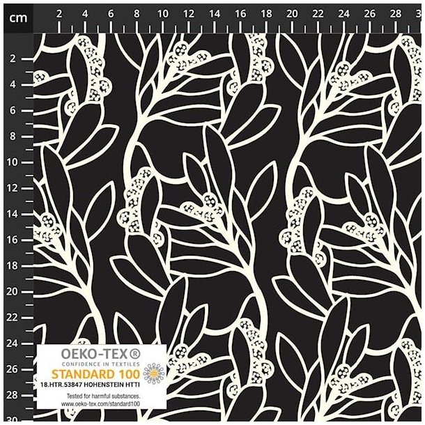 Viscose light and lush, Black