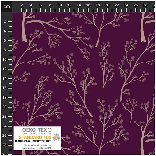 Viscose light and lush, Purple