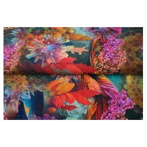 �kotex bomulds jersey m/blomster