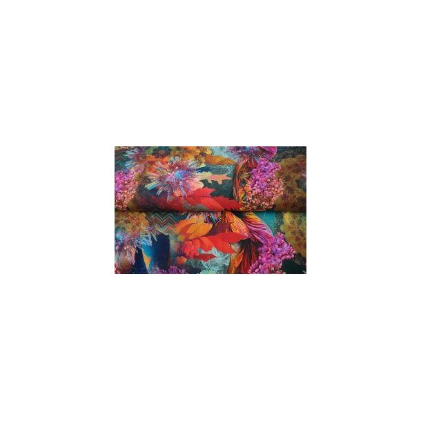 �kotex bomulds jersey m/blomster