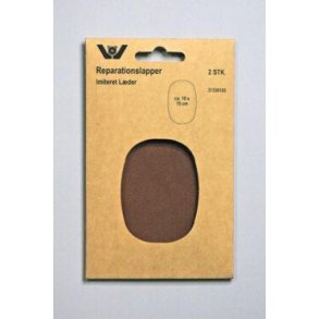 Reparationslap Imiteret l�der, Brun