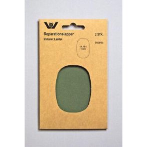 Reparationslap, Imiteret l�der, Khaki