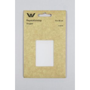 Reparationslap strygbar, Hvid
