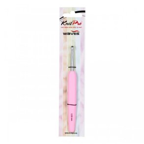 Knitpro waves h�klen�l 5,50mm Pink