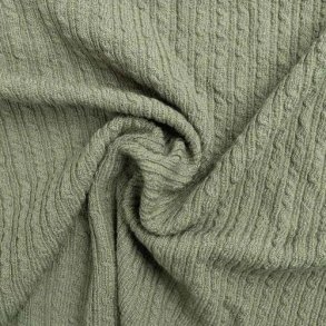 Wool chain/kabelstrik, St�vgr�n