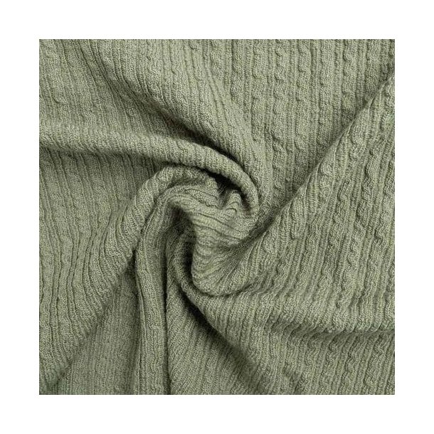 Wool chain/kabelstrik, St�vgr�n