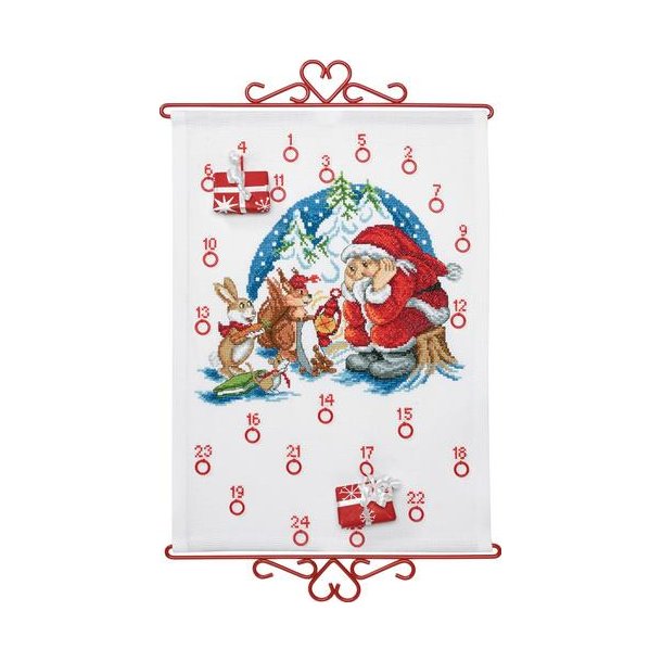 Julemand f�r gaver, Julekalender