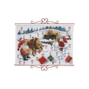 Heste i sneen, Julekalender