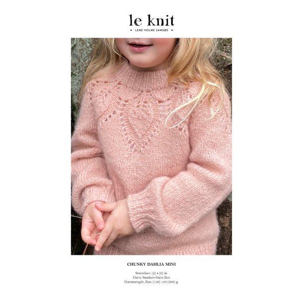 Chunky Dahlia mini, Le knit