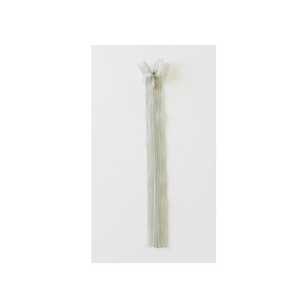 Usynlig kjolel�s, ikke delbar 4mm, LYSGR�