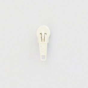 Skyder til lynl�se, meterm�l, Pin-lock 6mm ECRU