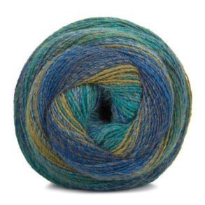 Taormina, Gr�n/jeans, sennep/marinebl�