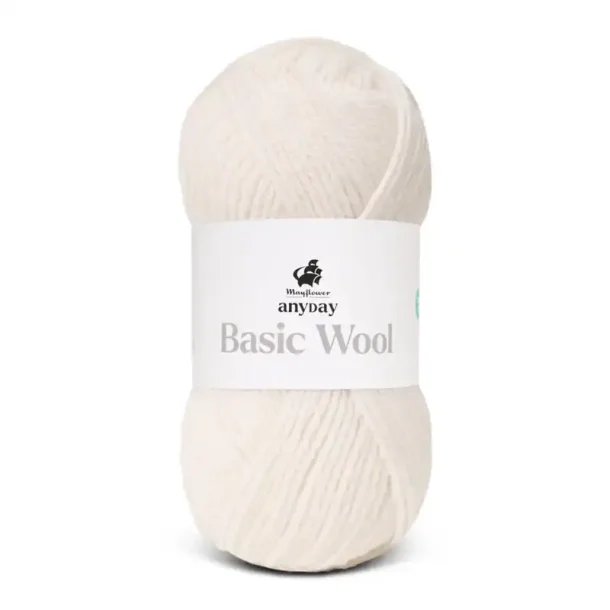 Basic wool, Hvid