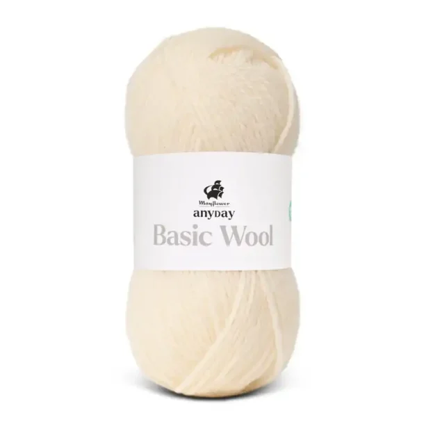 Basic wool, R�hvid