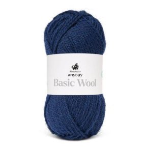 Basic wool, Navy
