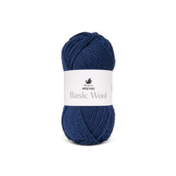 Basic wool, Navy