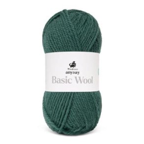 Basic wool, M�rkegr�n