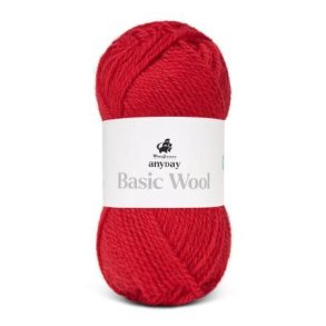 Basic wool, R�d